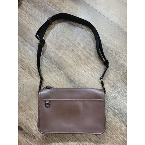 EUC Coach Heritage Convertible Crossbody Calf Leather Brown M2080 - C1592 - Picture 1 of 11